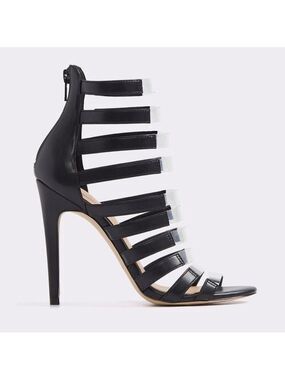 Aldo Daysie Strappy High Heel Black Sandals